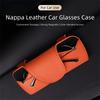 PU Leather Sun Visor Glasses Holder Multi-functional Wear-Resistant Sunshade Plate Organizer Universal Auto Sunglasses Holder