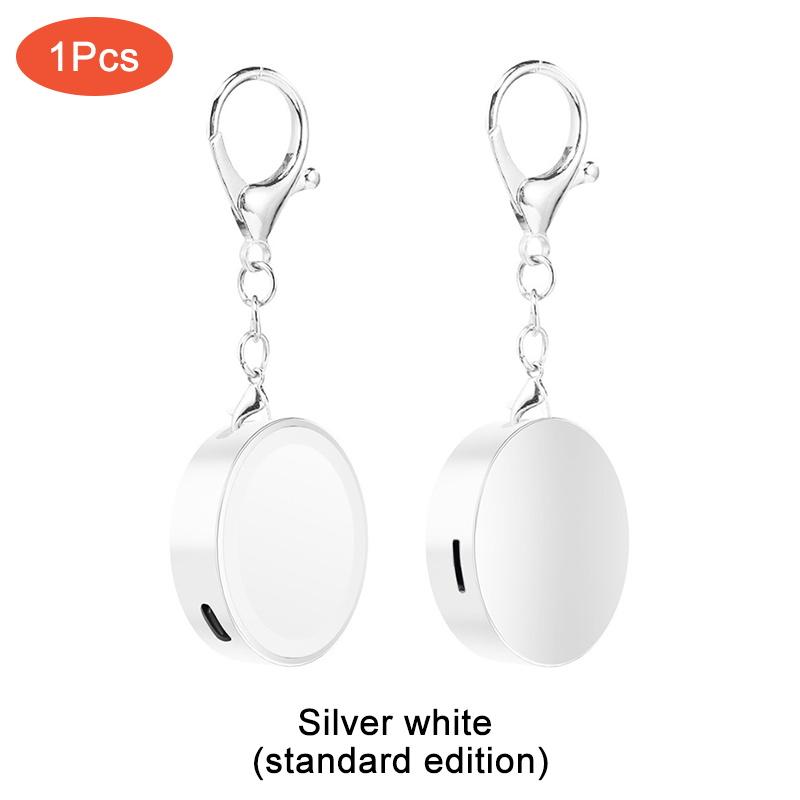 Portable Magnetic Watch Wireless Charger With Keychain For Apple Watch 10 9 8 7 6 5 4 Ultra2 SE Type C L Dual Door Charging Port