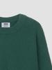 Aenhacheu Bottom Logo Solid Knit Dark Green