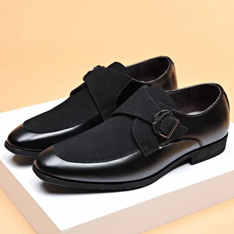 Leather Shoes Men's Shoes Frosted Business Formal Casual Shoes Casual Pedal British Leather Shoes