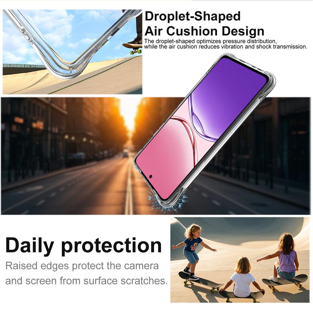 IMAK For Oppo A5 Pro 5G (Global)/4G (Global) Case TPU Phone Cover Airbag Shockproof Protection