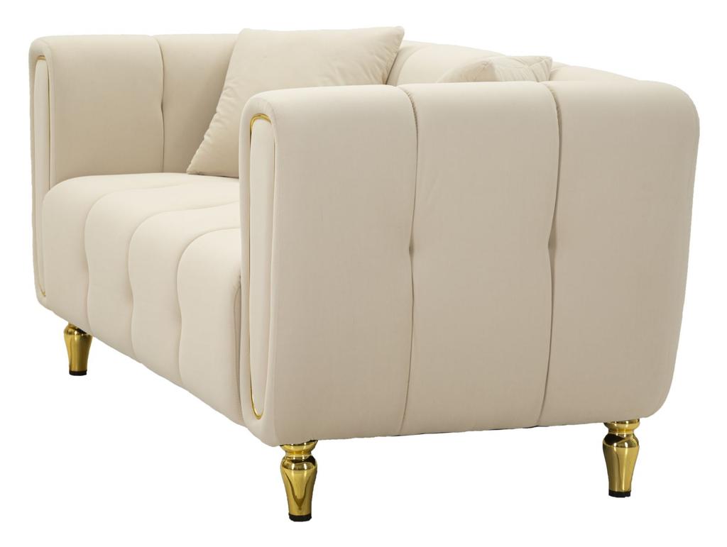 Sofa Alma Cream Z Poduszkami Cm 155X81X71