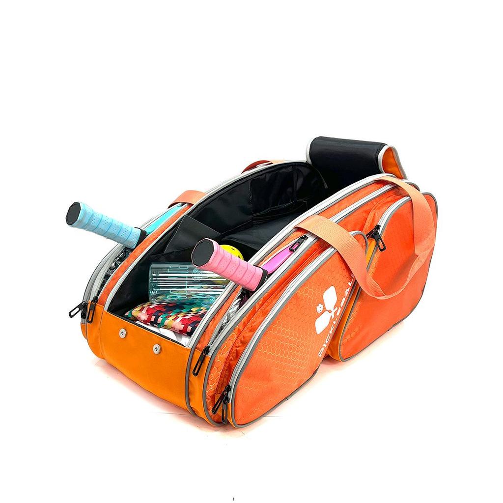 2025 Portable Sports Bag for Badminton, Tennis & Pickleball - Fits 2 Rackets, Handheld, Large-Capacity, Down Cotton