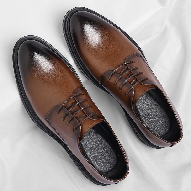 Fashion Hollow Out Elevator Shoes Men Dress Shoes 3/6/8 Cm Formal Shoes Spring/summer Classic Business Luxury Men Oxfords Lift Suit Shoe