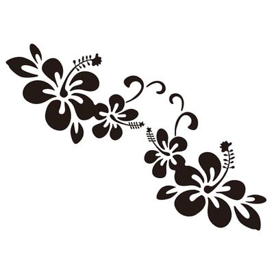 Flower Decal Car Body Sticker, Car Body Flower Decal | Scratch Resistant Decorative Sticker