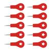 10pcs 3D Landmark Design Red Push Pins For Photo Wall Decoration And Cork Board Marking Decorative Pushpins