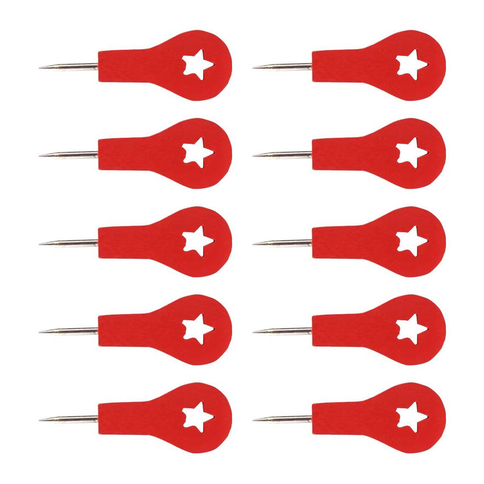 

10 шт. красных кнопок с 3D-дизайном достопримечательностей для украшения стены с фотографиями и маркировки пробковой доски, декоративные кнопки