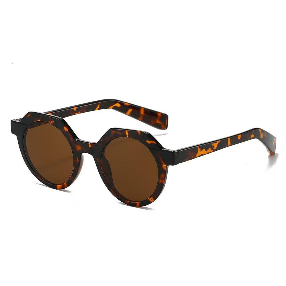 Personalized Color Matching Round Sunglasses Sunglasses Retro Trend Sunglasses Fashion High Sense