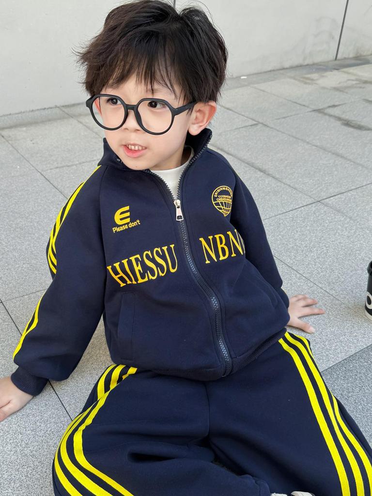 Μοντέρνο Φθινοπωρινό Αθλητικό Σετ για Αγόρια 2025 - Δροσερή Ομοιόμορφη Μπέιζμπολ για Παιδιά