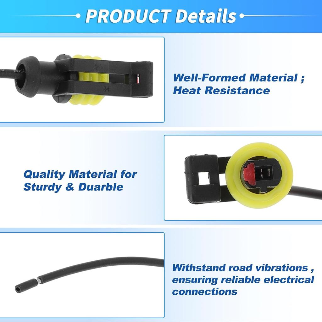 Oil Pressure Sender Switch Wiring Harness for Chevrolet CRUZE 2011-2016 Replace No.PS503/55354325 Oil Pressure Sensor Connector Pigtail for Buick