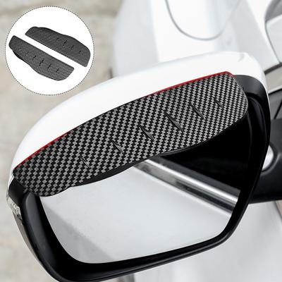 2 BUC Capac Universal pentru Oglindă Retrovizoare Auto Anti-Ploaie Vizieră Sprânceană Fibra de Carbon Apărătoare de Ploaie pentru Oglindă Laterală Auto