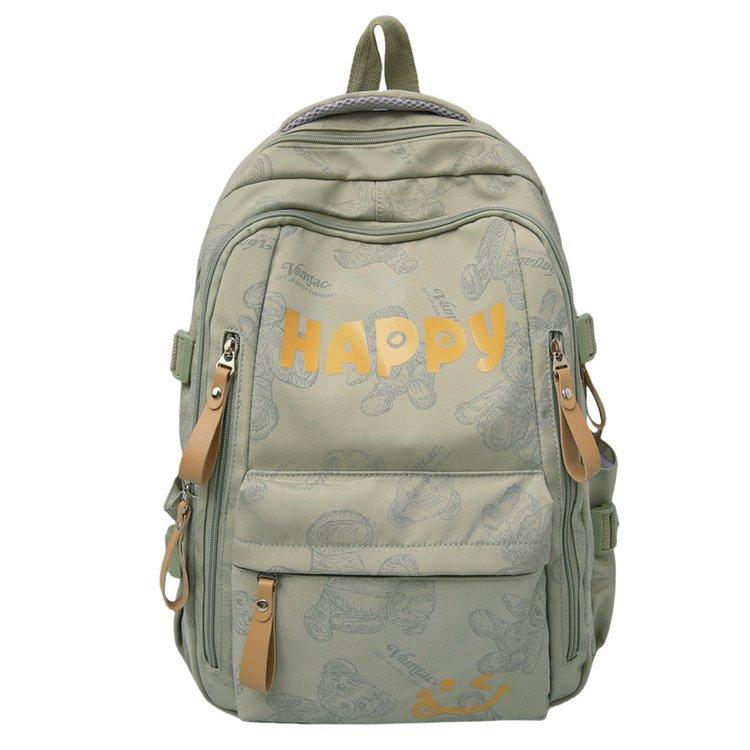 Schoolbag Japanese high-value ins style campus schoolbag lightweight and versatile large-capacity junior and high school student travel backpack