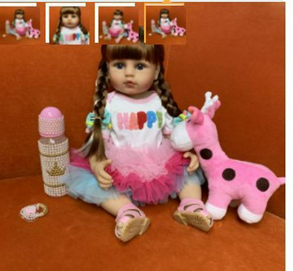 NPK Genuine 55CM Waterproof Full Silicone Reborn Baby Doll
