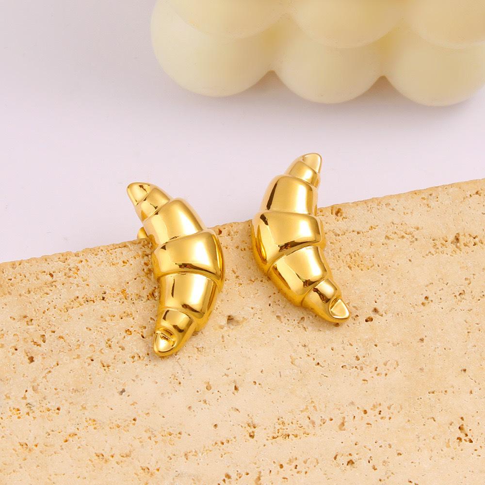 Sommer-Ozean-Serie: 18K Gold Edelstahl Muschel Ohrstecker - Damen Mehrere Stile