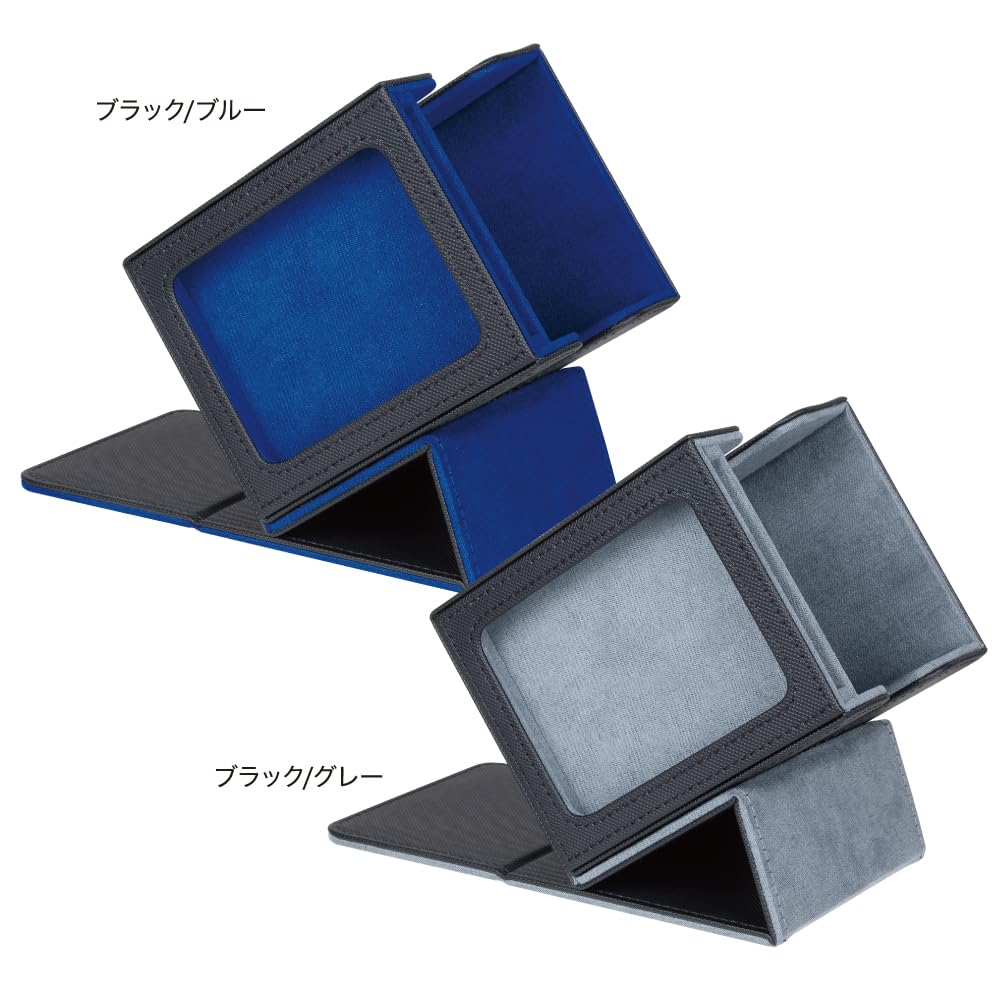 Answer HG Windowed Card Case for Trading Cards Single (Black/Gray, Item)