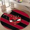 Personalized Al Ahly FC Round Chair Office Rug - Perfect for Mat, Office Chair & More - Ideal Gift for Birthdays and Holidays