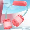 360° Bendable Hanging Neck Fan 3 Speeds Adjustable Turbine Neckband Fan  Office