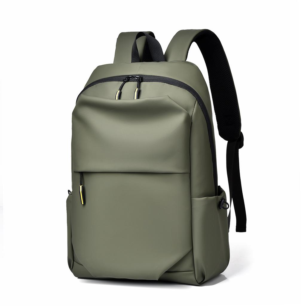15.6-inch Men's Business Backpack Neutral Minimalist Style Large Capacity Fashion Leisure Backpack Oxford Student Backpack