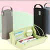 Mega Pencil Case! 20+ Slots & Mesh Pockets. Rigid Non-Bend + 90° Zipper. All-in-One for School/Travel