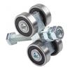 Deep Groove Bearings 4-Wheel Trolley Heavy-Duty Trolley