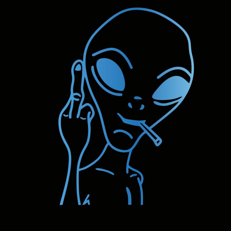 HungMieh Car Stickers Funny Alien Personality Ufo Decals Laser Vinyl Sticker Car 3D Car Styling Decoration 10.3X15cm