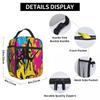 Colorful Graffiti Splashing Insulated Lunch Bag for Women Office Cooler Thermal Food Box Tote Portable Lunch Boxes Container