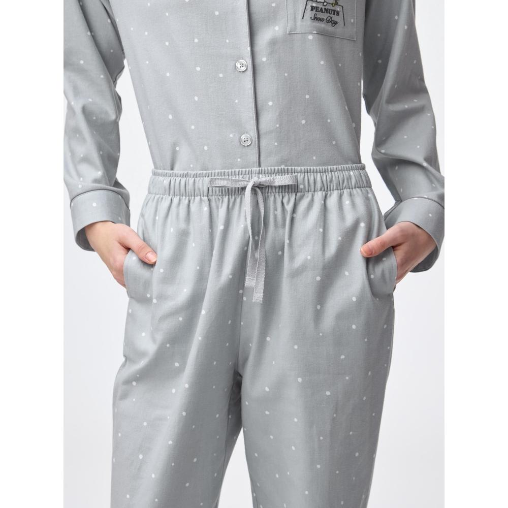 GU by Uniqlo Flannel Pajamas  Long Sleeves   Long Pants  Peanuts