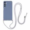 For Samsung Galaxy A05s 4G TPU Phone Case Microfiber Lining Rubberized Cover with Lanyard