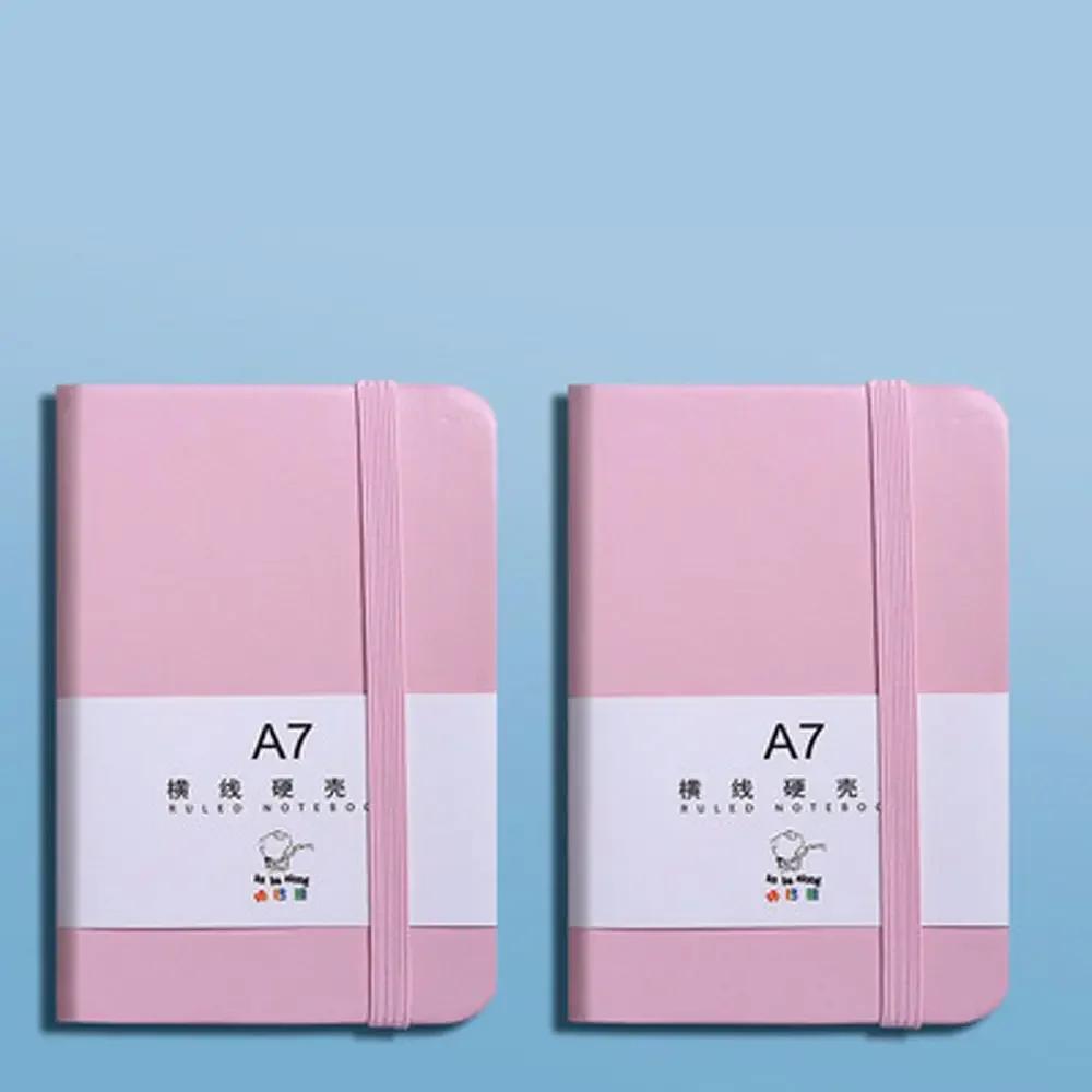 1Pcs A6 A7 Mini Notebook Portable Pocket Notepad Memo Diary Planner Agenda Organizer Sketchbook Office School Stationery 96sheet