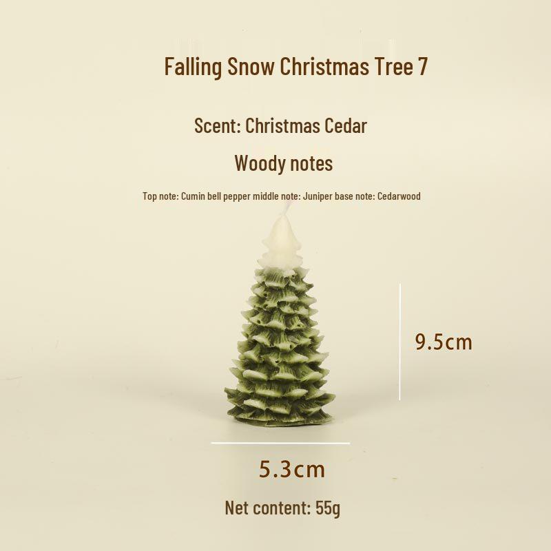 Christmas Scented Atmosphere Candles and Imitation Ornament Gifts
