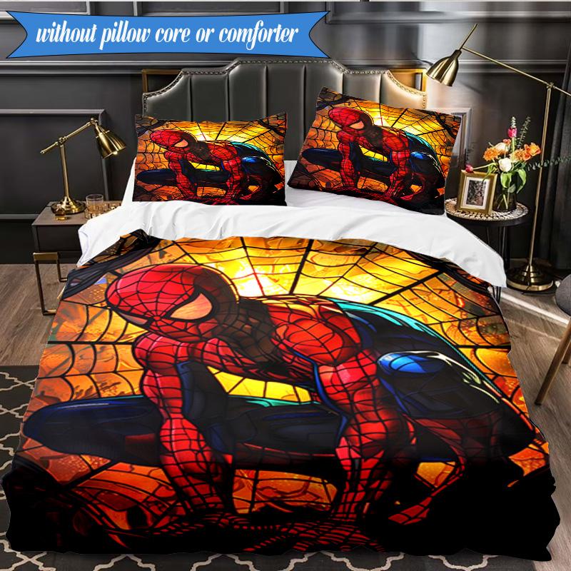 Red Spider 3pcs K-pop Music Group Bedding set,Ideal for Bedroom, Dormitory,Including Duvet Cover And 2pcs Pillowcases,Fan Gifts