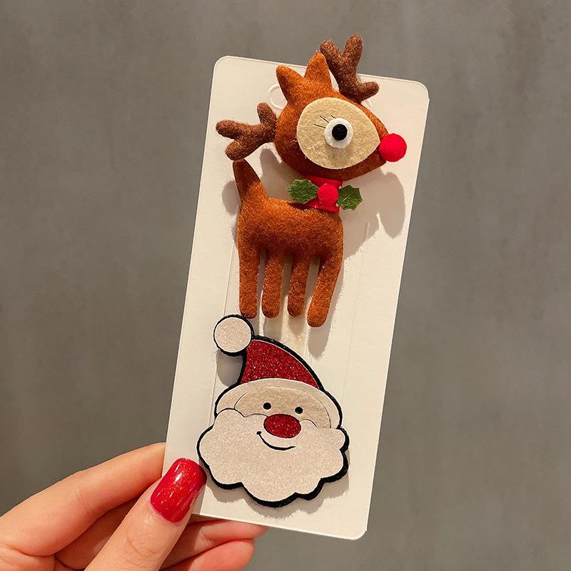 Reindeer Snowman Christmas Brooch Pin for Women - Holiday Gift & Decoration