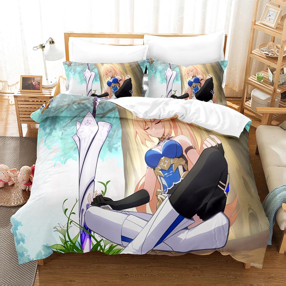 Honkai Impact 3rd Bedding Set Single Twin Full Queen King Size Bed Set Adult Kid Bedroom Duvet Cover Sets 3D Print Kawaii Anime
