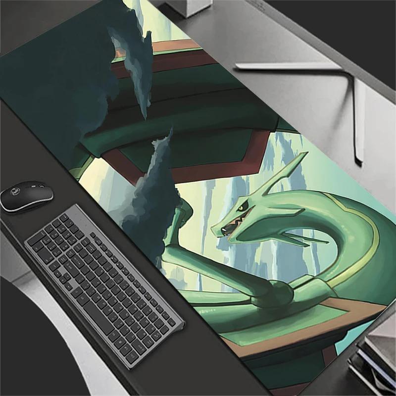 Mouse Pad Gaming Large NonSlip Dywan Gamer Keyboard Desk Mat Table Carpet Mousepad XXL PPokemons Rayquaza x for Computer
