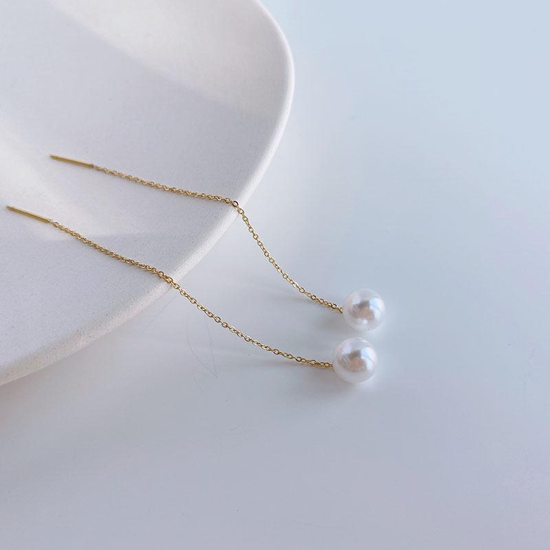 

Элегантные корейские серьги с жемчугом для женщин — элитные, ретро и модные с нотками минимализма