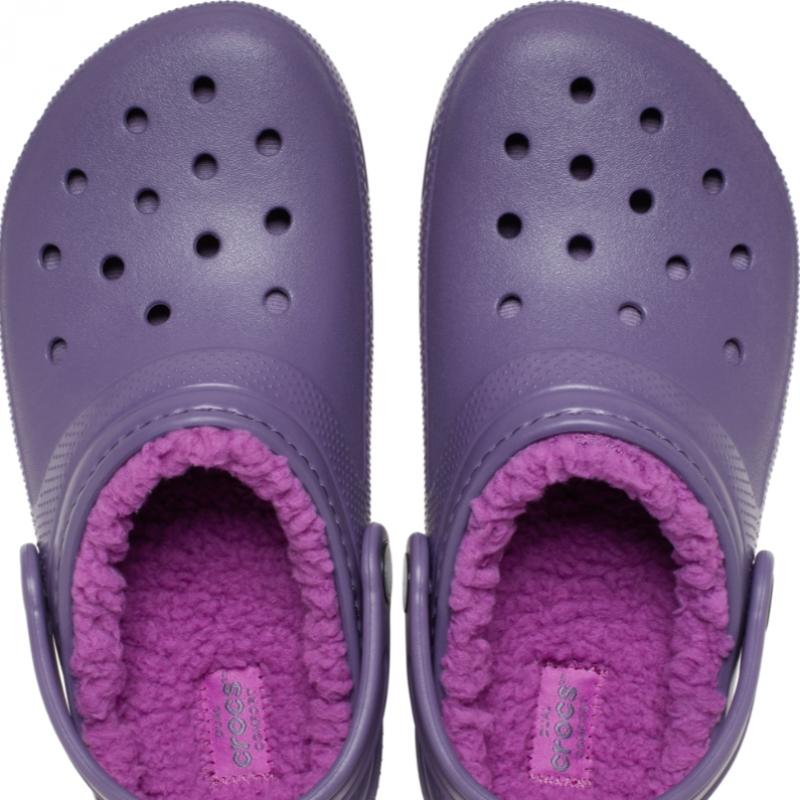 Crocs Klasyczne klapki z podszewką dla dzieci 207010 5ci