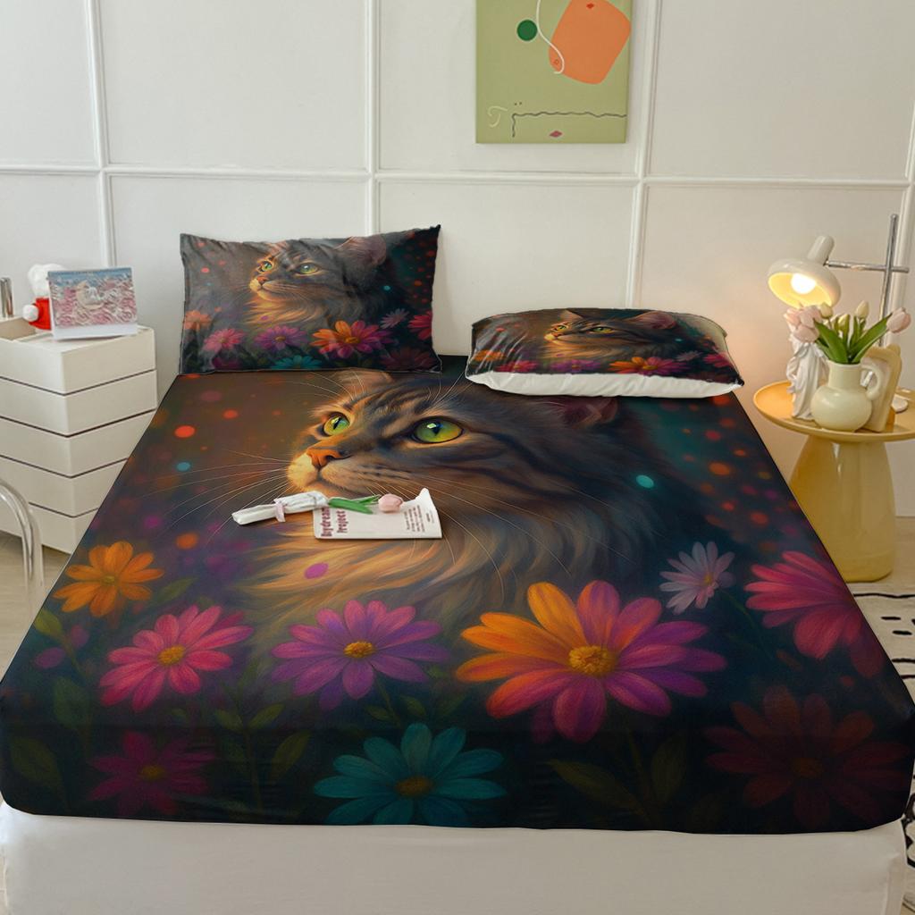 Animal Mattress Protective Cover Protective Cover Three-Piece Set, Digital Printing