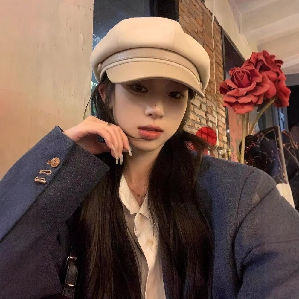 Breathable Winter Beret Hat Windproof Pumpkin Hat New Newsboy Cap Spring Autumn