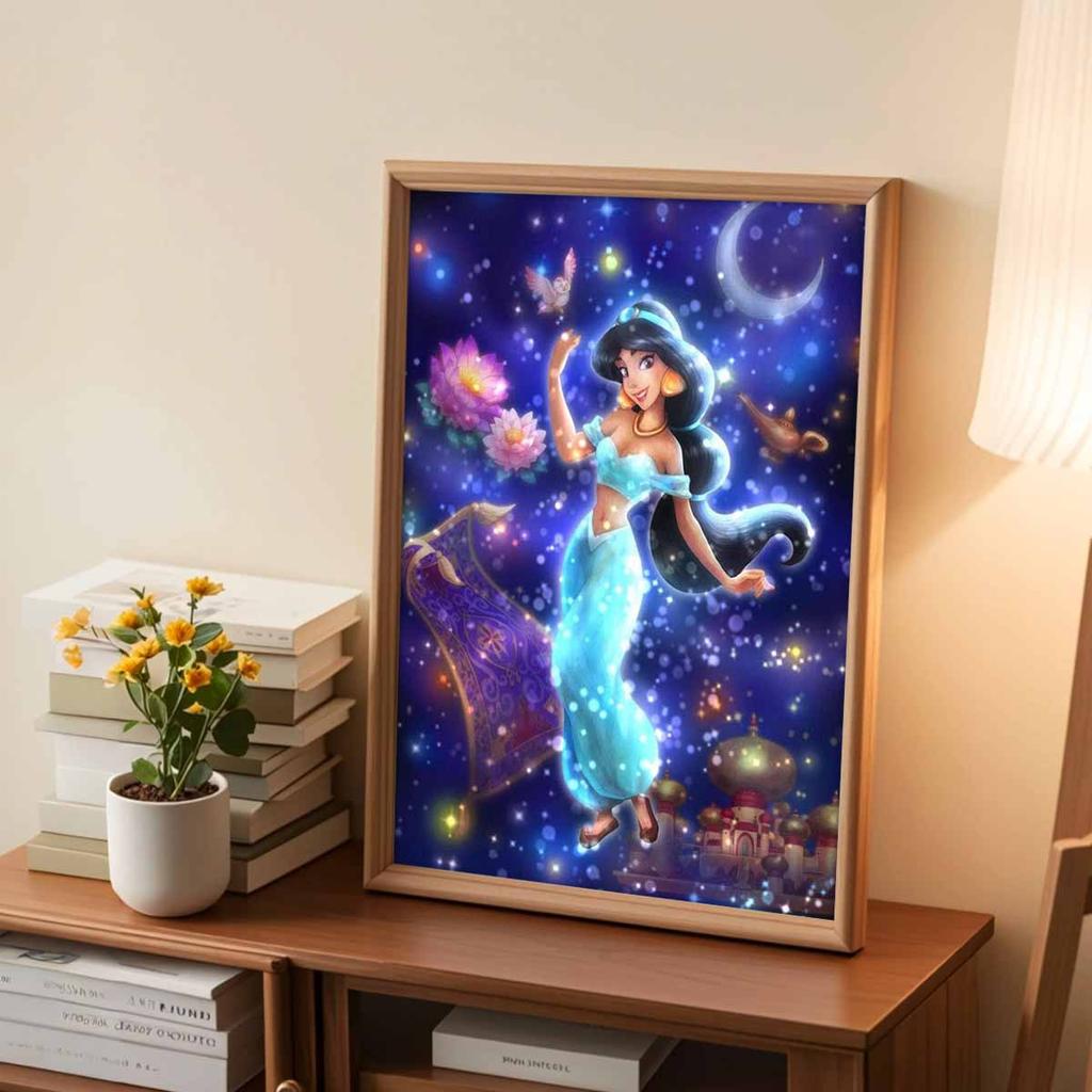 Full Round Diamond Painting The Dancing Princess Art Rhinestone Picture Mosaic DIY 5D Cross Stitch Embroidery Home Decoration