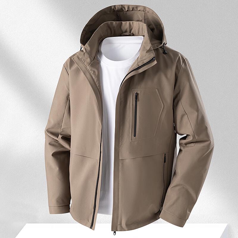 FAPAI Men's Hooded Business Casual Jacket