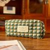 Woven Fabric Pencil Case Large Capacity Pencil Bag Multipurpose Pen Pouches for Students Women School Office Daily Use