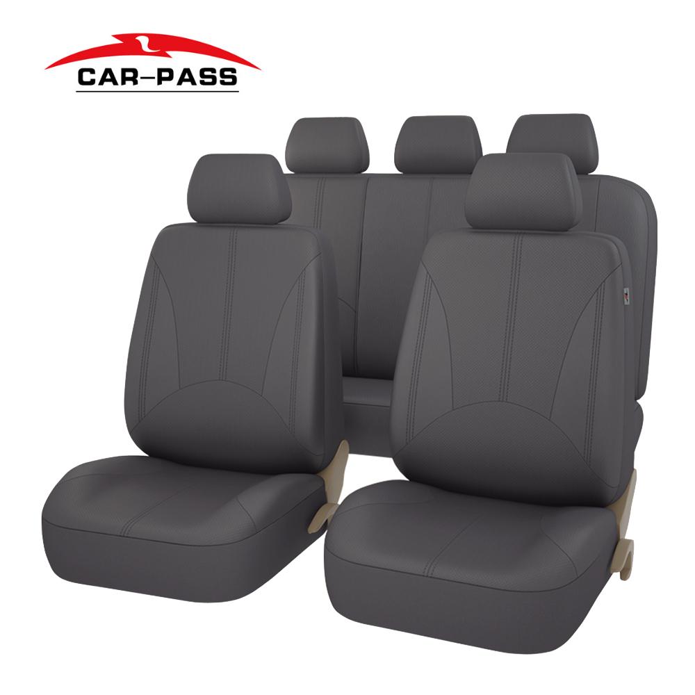 Buy Universal Car Seat Cover Leather Universal Black Beige Gray Seat