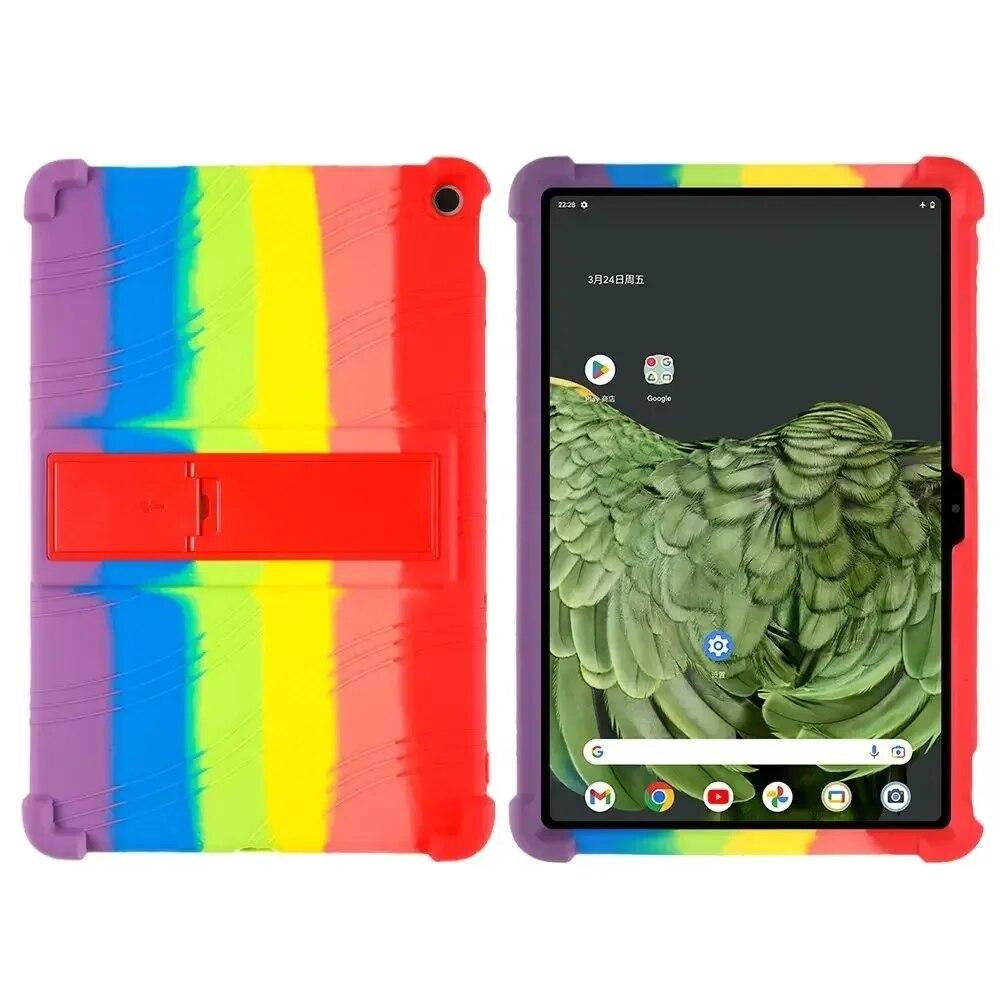 For Google Pixel Tablet 11 Inch Case Soft Silicone Kids Cover Stand Tablet Case for Google Pixel Tablet 11 Inch Funda Para Coque