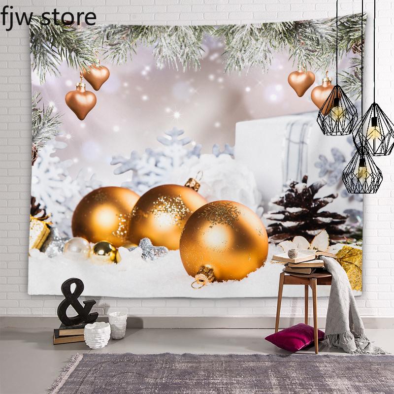 Crăciun Decorat Anul Nou Tapiserie Ball de Crăciun Cadou Tapiserie Artă de perete Decor Dormitor Camera de zi Decor acasă