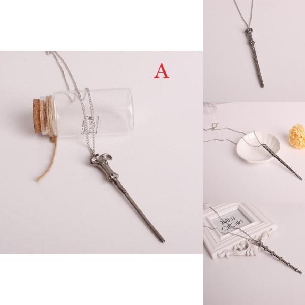 Magic Wand Pendant Necklace For Men And Women Stunning Alloy Fashion Jewelry