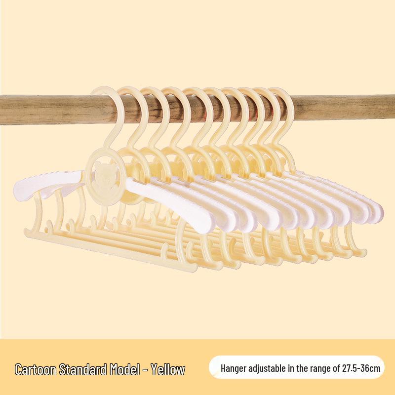 Nordic Style Seamless Plastic Hangers for Infants, Toddlers, and Children's Clothing & Pants
