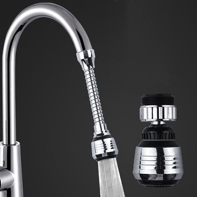 Köksprylar 2 lägen 360 Vridbar Bubbler Högtryckskran Förlängare Vattensparande Badrum Kökstillbehör Tillbehör