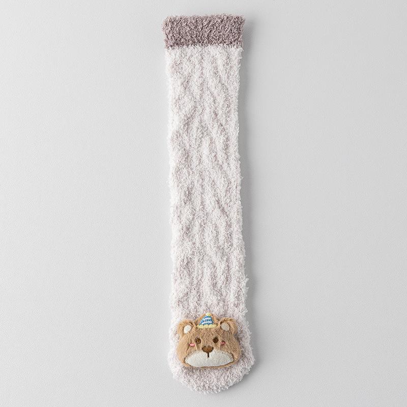 Coral Fleece Thick Over-Knee Socks for Infants & Kids (0-3 Years) - Spring, Autumn, Winter