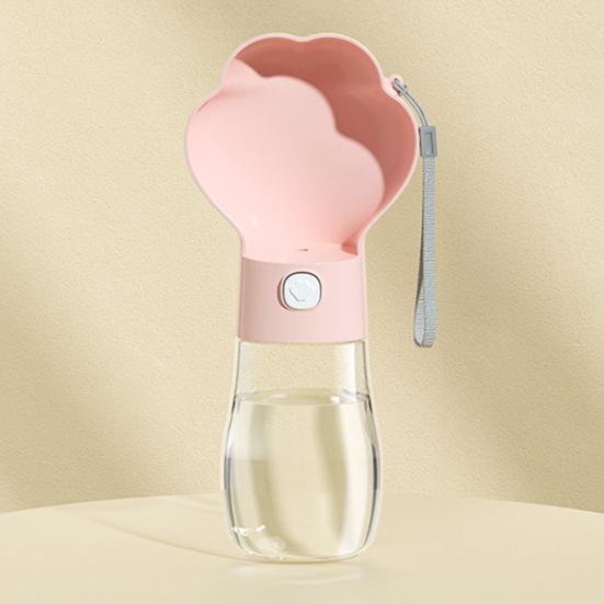 Portable Dog Water Bottle Leak-Proof Water Dispenser with Drinking Bowl Travel Pet Water Bottle for Dogs Cats Outdoor Walking Hiking