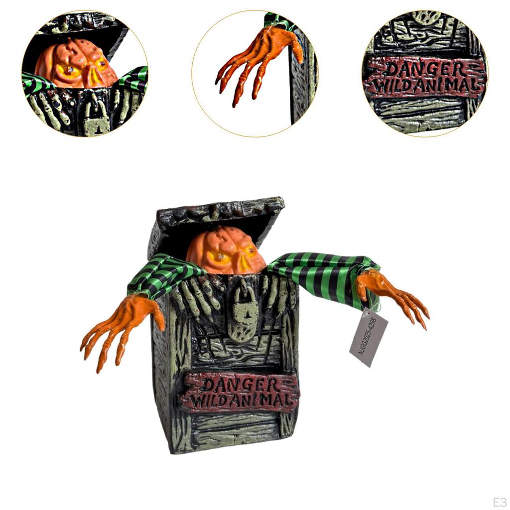 Electric Halloween Decoration Light Up Indoor Red and Motion for House Lawn Layout Outside